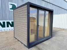 Unused 6 Person Sauna House, LED Lights, Bluetooth 2650mm X 2250mm x 2500mm (Damage See Photos)