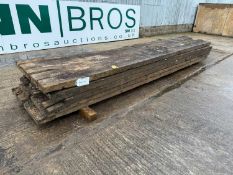 Used 5M x 1M Wooden Bog Mats 100MM (5 Of)