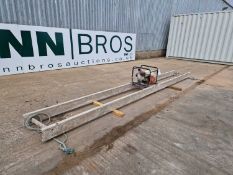 5.2M Concrete Screener, GX160 5.5 Hp Petrol Water Pump Engine