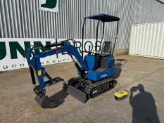 Unused 2026 AGT XK12G-R Mini Excavator With Blade, Canopy, Bucket & Manual Thumb, Aux Hoses, Petrol.