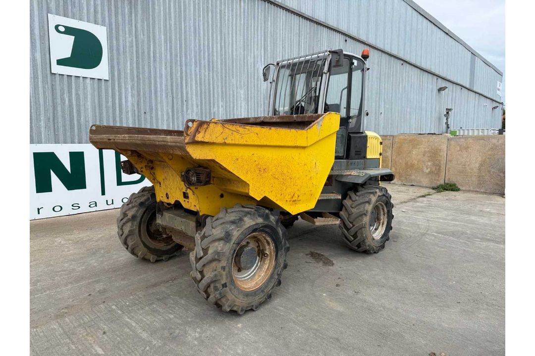 2016 Wacker Neuson DW60 6Ton 4WD Dumper, Enclosed Cab, Rear View Safety Camera, Hydrostatic Drive - Image 1 of 26