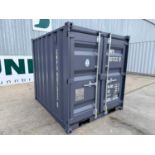 Unused 7Ft Container with Window & Side Door, (Dark Grey)