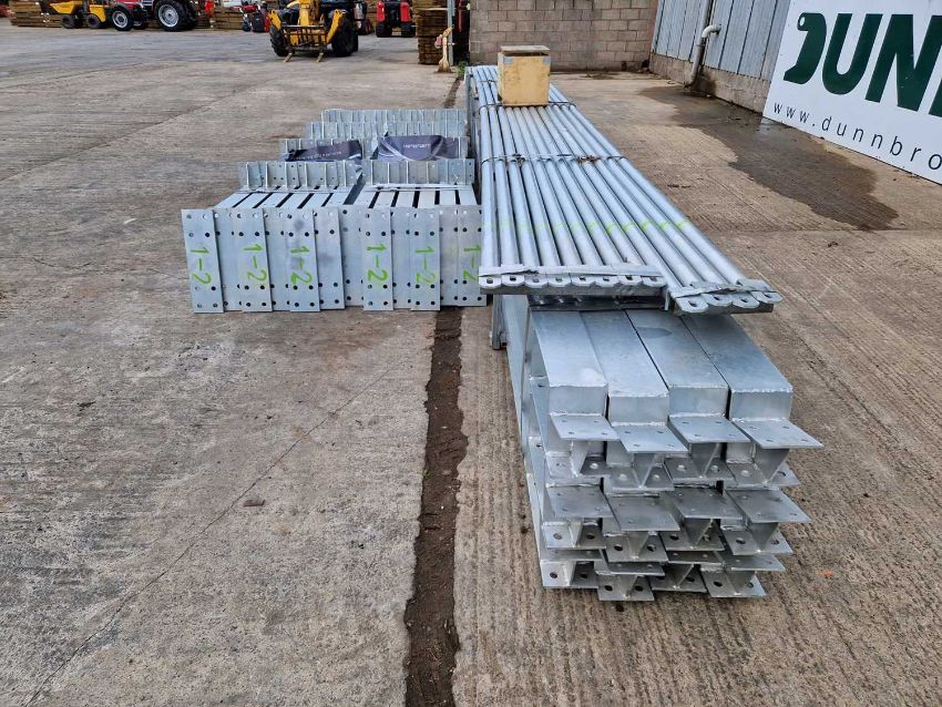 Unused Galvanised Steel Frame Building, 100' X 30' X 28' With Wind ...