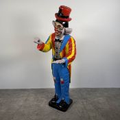 Fiberglass Clown Greeter Statue