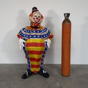 B50 Helium Tank Cover Designed in the Shape of Circus Clown