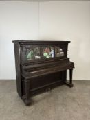 J.P. Seeburg Style B Art Glass Coin-Op Player Piano ca. 1910