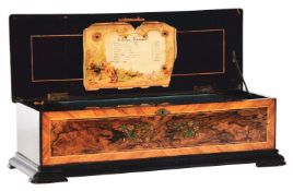 Swiss Paillard Sublime Harmonie 10 Tune Cylinder Music Box (ca. 1880s)
