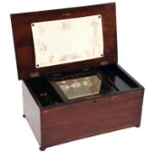 Swiss Qualite Excelsior 10 Tune Music Box with Bells (ca. 1890)