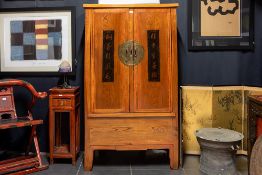 antique Chinese Qing period cupboard with two doors