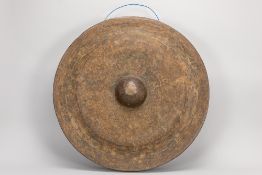 antique Vietnamese "Nipple Gong" in bronze