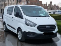 **(ONLY 110K MILEAGE)** 2020 ON FORD TRANSIT CUSTOM 280 LEADER 5 SEATER >>--NO VAT ON HAMMER--<<