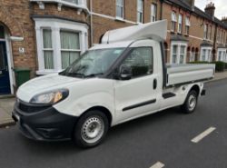 **(ONLY 83K MILEAGE)** 2021 FIAT DOBLO 1.6 MULTIJET WORKUP ALLOY DROPSIDER MILK FLOAT