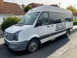 VOLKSWAGEN CRAFTER CR50 TDI LWB HIGH ROOF 17 SEAT MINIBUS 2012 (62 REG)