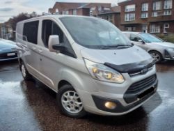 2014 FORD TRANSIT CUSTOM 290 LIMITED E-TECH CREW VAN >>--NO VAT ON HAMMER--<<
