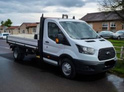 **(ONLY 120 K MILEAGE)** 2019 FORD TRANSIT 350 L3H1 LWB DROPSIDE PICK UP >>-NO VAT ON HAMMER-<<