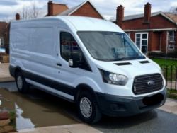 **(ONLY 79K MILEAGE)** 2017 (17 PLATE) FORD TRANSIT 350 TDCI 130BHP RWD LWB >>--NO VAT ON HAMMER--<<