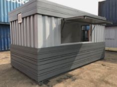 16FT X 8FT SHIPPING CONTAINER – STREET FOOD / COFFEE SHOP / FOOD KIOSK