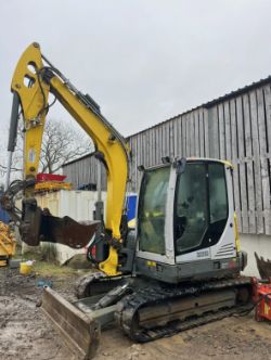 2018 WACKER NEUSON ET65 6.5 TON EXCAVATOR – HYDRAULIC QUICK HITCH, 2 BUCKETS, RUBBER TRACKS