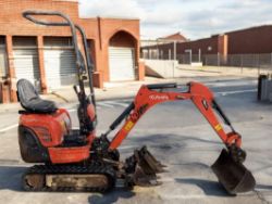 2020 KUBOTA K008-3 1T MICRO EXCAVATOR / DIGGER 1,746 HOURS + 3 BUCKETS & QUICK HITCH