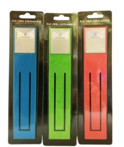 168 X FLEXIBLE CLIP-ON READING LIGHTS IN MIXED COLOURS FOR CONVENIENT USE
