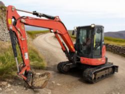 2018 KUBOTA U55-4 MINI EXCAVATOR