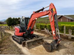 2018 KUBOTA U55-4 MINI EXCAVATOR