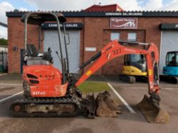 2021 KUBOTA U17-3 MINI EXCAVATOR / DIGGER HOURS: 2,037