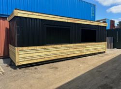 26FT X 8FT SHIPPING CONTAINER – STREET FOOD / COFFEE SHOP / FOOD KIOSK / CLUB & EVENT USE