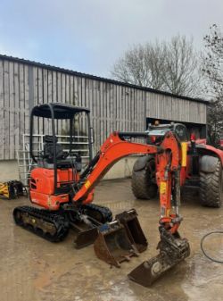 2019 KUBOTA U17 EXCAVATOR – 1.7 TON
