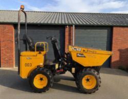 2017 JCB 1THT 1 TON HIGH TIP DUMPER
