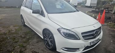 2013 MERCEDES-BENZ B180 BLUEEFFICIENCY SPORT CDI AUTOMATIC – WHITE>>--NO VAT ON HAMMER--<<