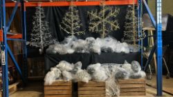 BRANDED PRODUCTS LIGHTS, DECORATIONS, WATER SPINNERS, LIGHT SCULPTURES & MUCH MORE! £3000