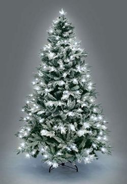 JOB LOT OF 10 X PREMIUM PRE LIT SHATCHI 7FT LAPLAND FIR CHRISTMAS TREES MASSIVE RESALE POTENTIAL