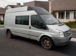 2012 FORD TRANSIT T350 LWB DOUBLE CAB