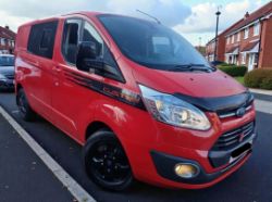 2015 FORD TRANSIT CUSTOM LIMITED CREW VAN >>--NO VAT ON HAMMER--<<