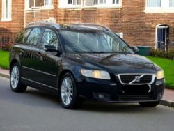 2009 VOLVO V50 2.0D SE 5DR DIESEL MANUAL ESTATE BLACK >>--NO VAT ON HAMMER--<<