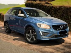 2015 VOLVO XC60 R-DESIGN D4 – BLUE >>--NO VAT ON HAMMER--<<