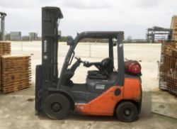 2013 TOYOTA 02-8FGF25 LPG FORKLIFT – 2,500 KG CAPACITY – 9,000 HOURS – 6,000 MM LIFT
