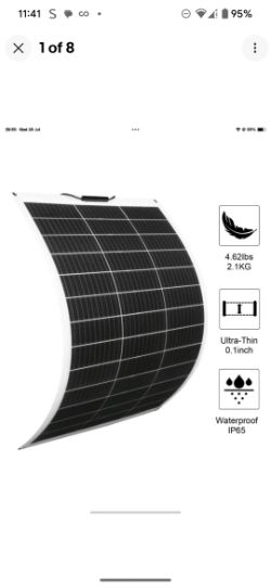 130W FLEXIBLE SOLAR PANEL