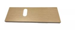 KERAMAG SILK COUNTERTOP WASH BASIN SIPHON 1 CUT OUT LEFT LIGHT OAK