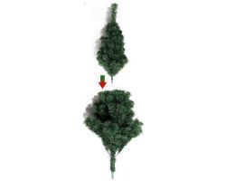 JOB LOT OF 7 SHATCHI PREMIUM CHRISTMAS TREE ALASKAN PINE GREEN 6FT