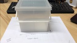750X LARGE PLASTIC BOX AND LID - 40 UNITS PER BOX