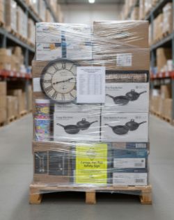 PALLET OF MIXED STOCK - CUSTOMER RETURNS AND OVERSTOCK (RRP £1,950)