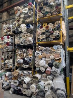JOB LOT OF APPROX 220 X VARIOUS CUSTOMER RETURNS RUGS, UNMANIFESTED TOTAL RRP £28,247