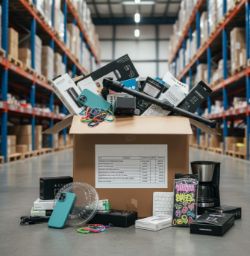 JUMBO BOX OF MIXED STOCK - CUSTOMER RETURNS AND OVERSTOCK (RRP £724)