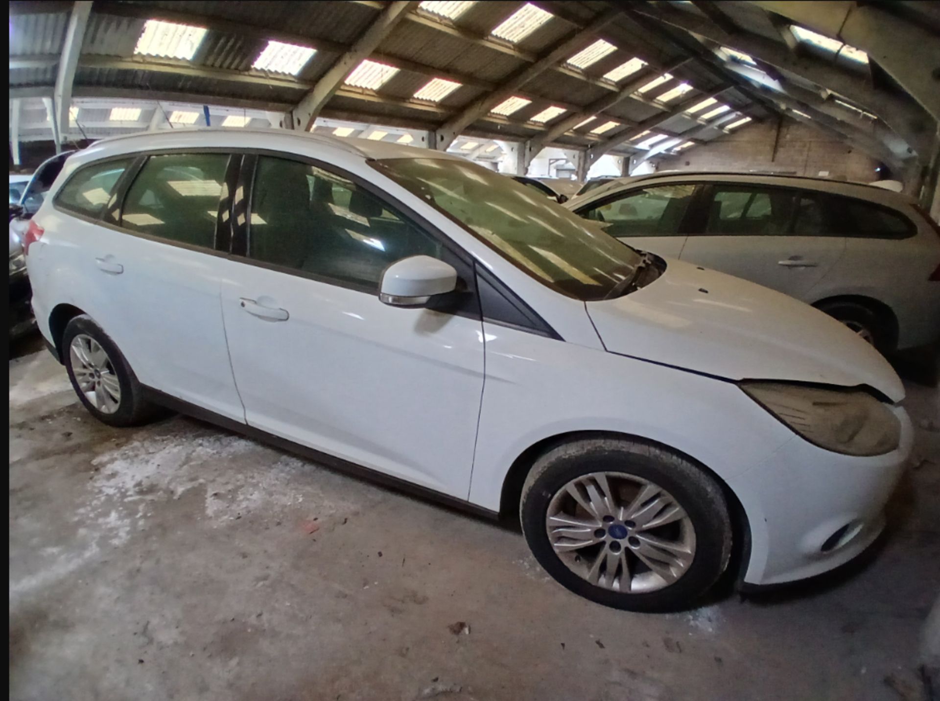 2013 FORD FOCUS EDGE TDCI 115 – 1.6 DIESEL – WHITE – MANUAL >>--NO VAT ON HAMMER--<<