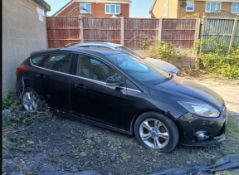 2011 FORD FOCUS ZETEC TDCI 1.6 DIESEL MANUAL – BLACK – 5 DOOR >>--NO VAT ON HAMMER--<<