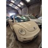 2005 VOLKSWAGEN BEETLE CABRIOLET – CONVERTIBLE – 1595CC PETROL >>--NO VAT ON HAMMER--<<