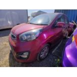 **(ONLY 82K MILEAGE)** 2014 KIA PICANTO 2 – 1.0 PETROL HATCHBACK >>--NO VAT ON HAMMER--<<