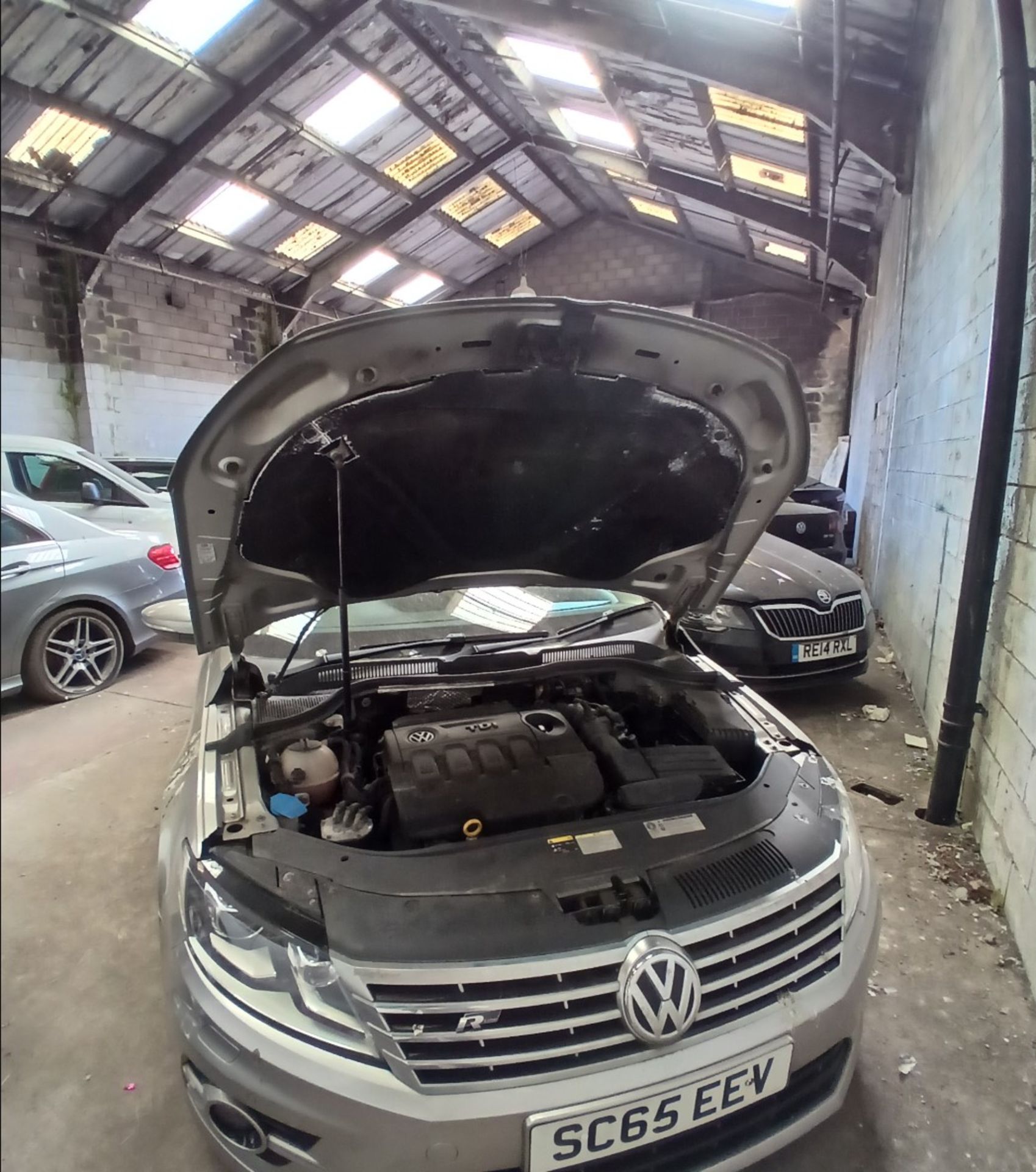 2015 VOLKSWAGEN CC R LINE BLUEMOTION TECH TDI – 2.0 DIESEL – MANUAL – SILVER – NO VAT ON HAMMER - Image 13 of 13